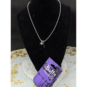 1999 Fox Buffy the Vampire Cross Necklace W/ Original true Ultra rare true VTG